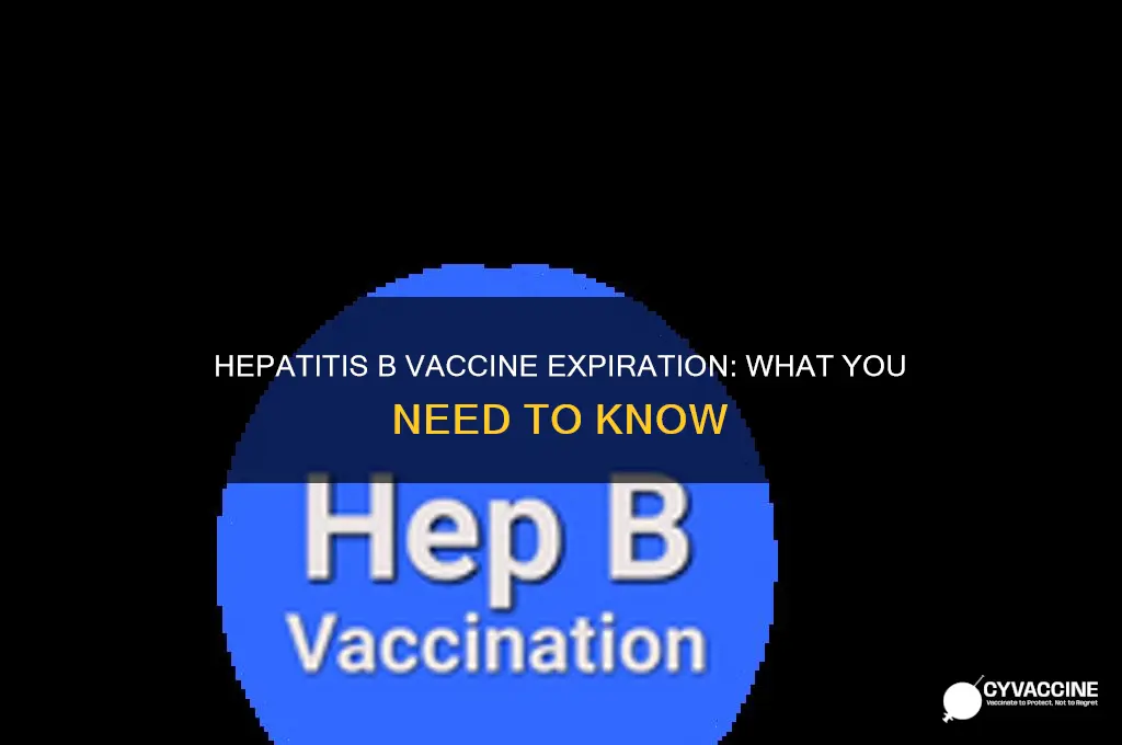when does hep b vaccine expire