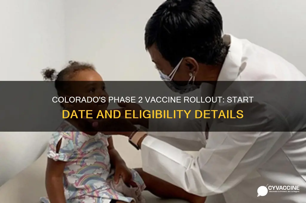 when does phase 2 vaccine start in colorado