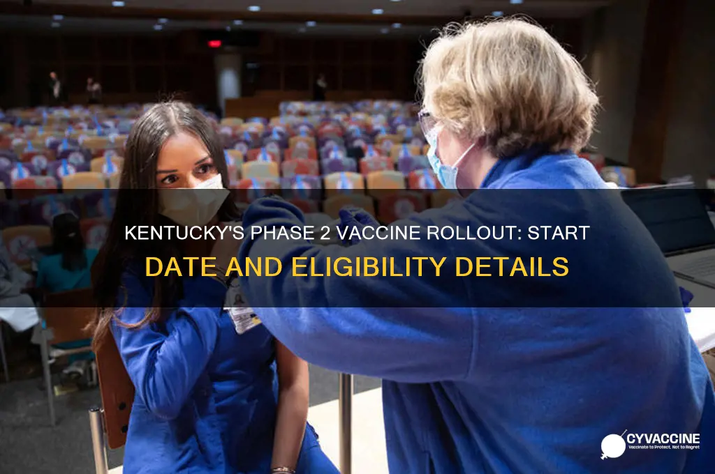 when does phase 2 vaccine start in ky