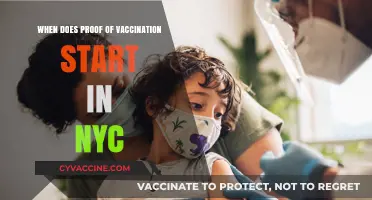 NYC's Vaccine Mandate: When Proof of Vaccination Begins
