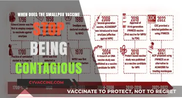 Understanding Smallpox Vaccine Contagion: When Transmission Risk Ends