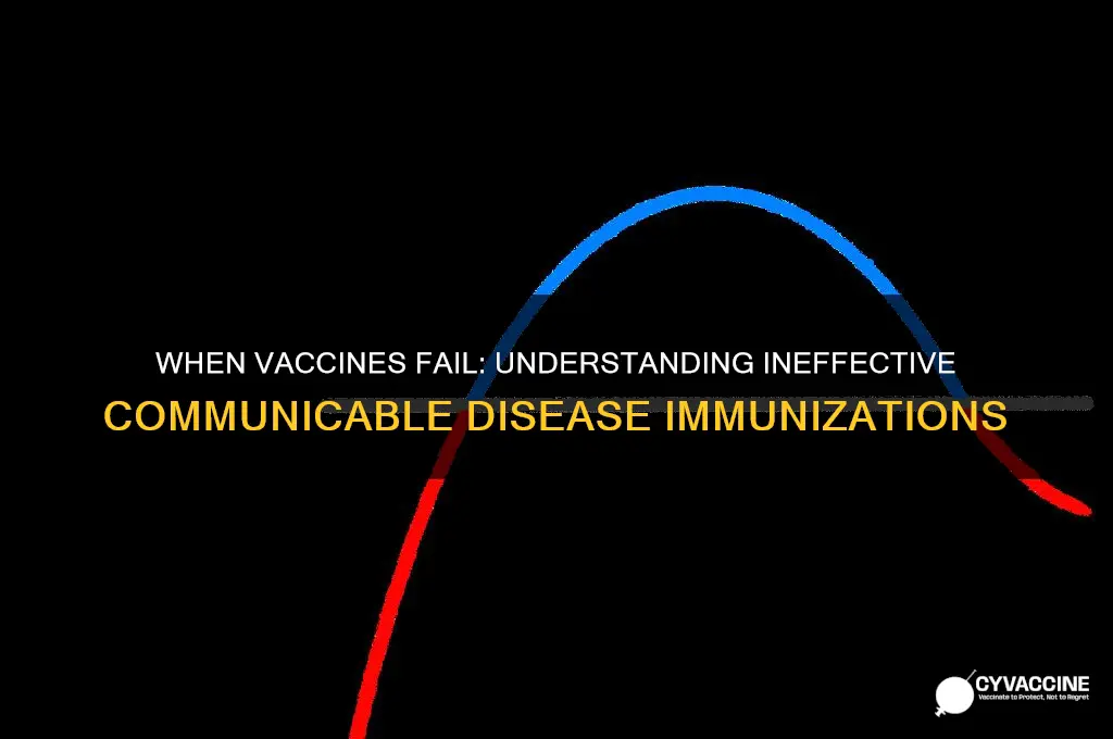 when is a vaccination against a communicable disease ineffective