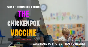 Optimal Timing for Chickenpox Vaccination: Expert Recommendations and Guidelines