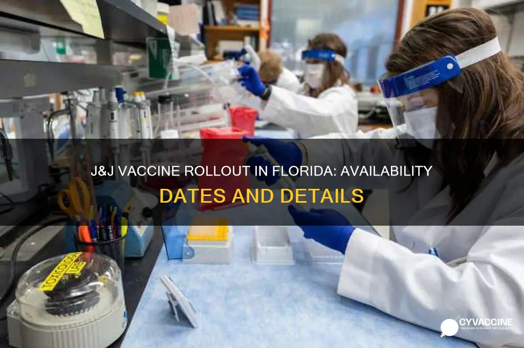 when is j&j vaccine available in florida