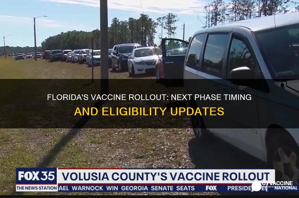 when is next phase of vaccine in florida
