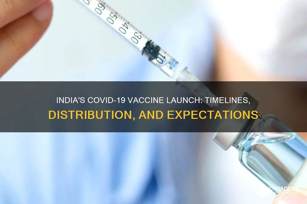 when is the corona vaccine launching in india