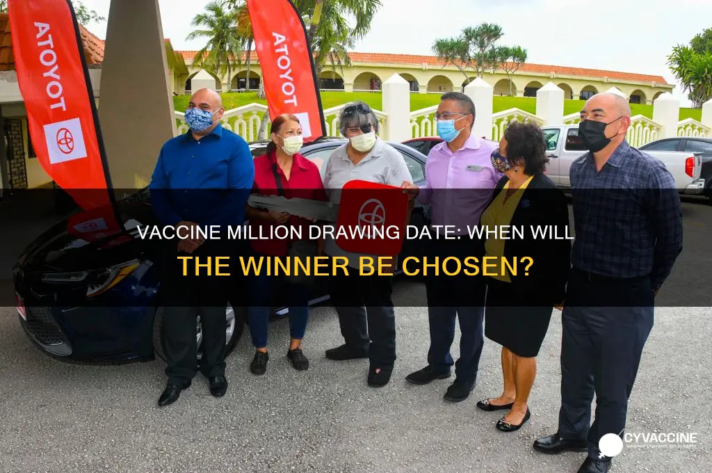 when is the drawing for the vaccine million
