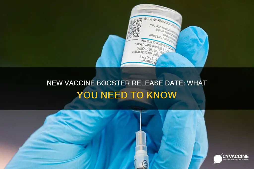 when is the new vaccine booster coming out