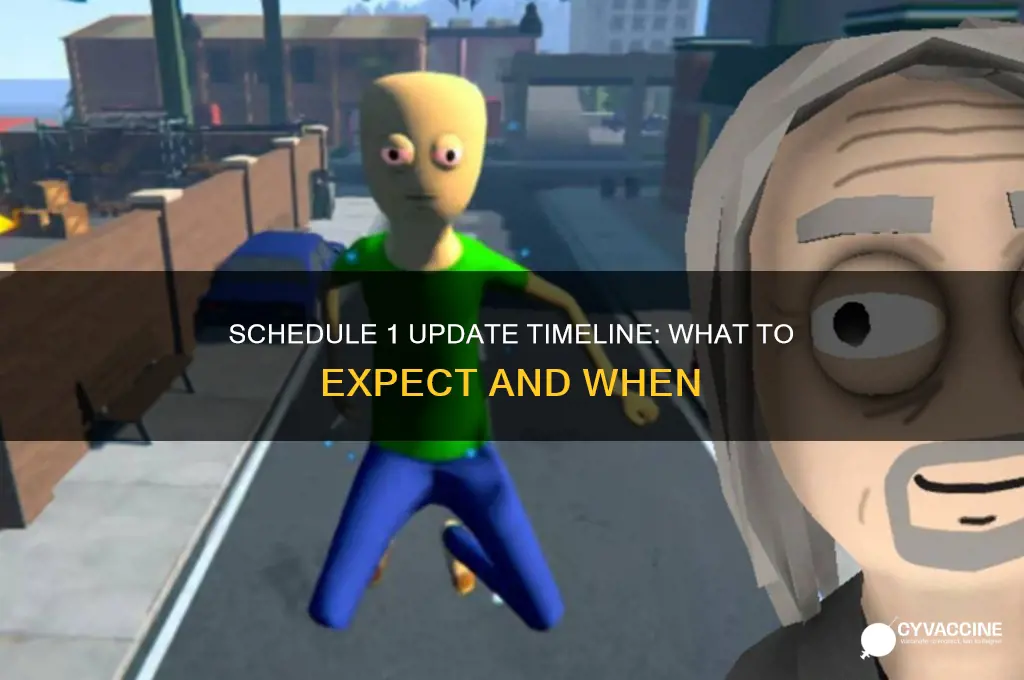 when is the schedule 1 update