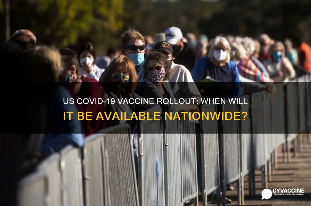 when is the vaccine available in the us