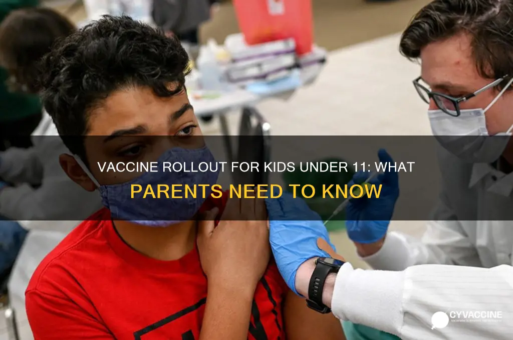 when is the vaccine for 11 and under