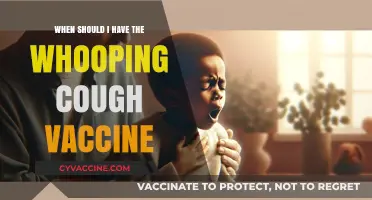 When to Get the Whooping Cough Vaccine: A Complete Guide