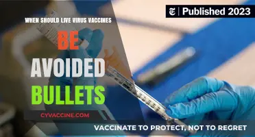 When to Avoid Live Virus Vaccines: Key Considerations and Risks