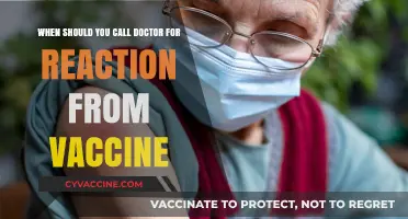 Vaccine Reactions: When to Contact Your Doctor for Medical Advice