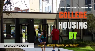 College Housing Vaccination Deadlines: When to Submit Your Proof