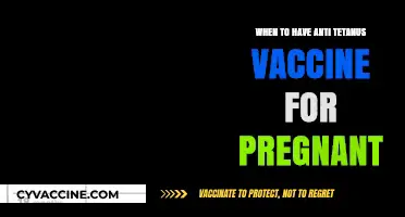 Pregnancy and Tetanus: When to Get the Anti-Tetanus Vaccine