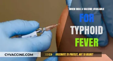 Typhoid Fever Vaccine: A Historical Overview of Its Availability
