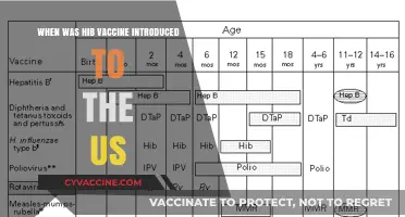 The Introduction of Hib Vaccine in the United States: A Timeline