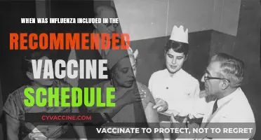 Influenza's Inclusion: When Did the Vaccine Schedule Add Flu Shots?