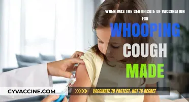 The Origins of Whooping Cough Vaccination Certificates: A Historical Overview