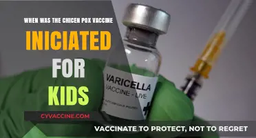 When Did the Chickenpox Vaccine Start for Children?