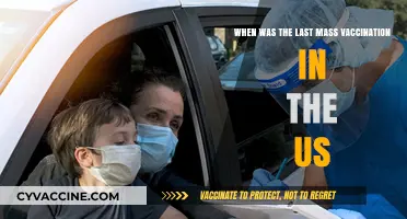 The Last Mass Vaccination in the US: A Historical Overview