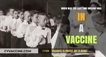 Mercury in Vaccines: A Historical Perspective on Its Last Use
