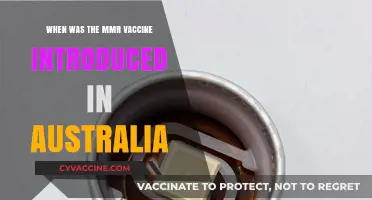 Australia's MMR Vaccine: A Historical Introduction and Timeline
