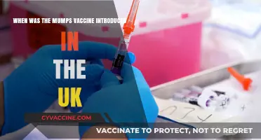 The Mumps Vaccine's UK Arrival: A Historical Timeline