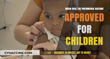 Pneumonia Vaccine Approval for Children: A Historical Timeline