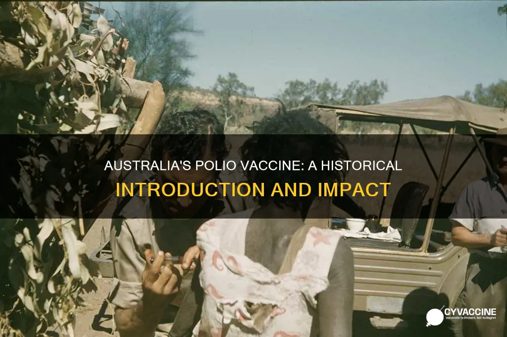 when was the polio vaccine introduced in australia