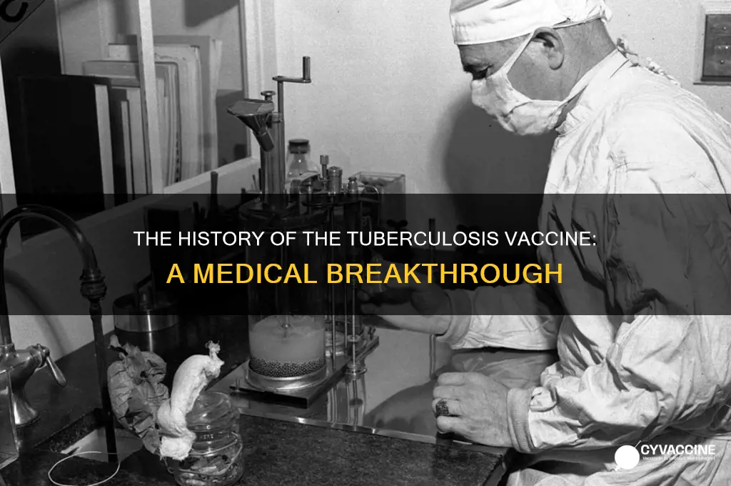 when was the tuberculosis vaccine invented