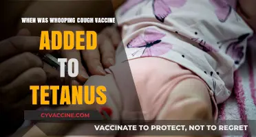 Whooping Cough Vaccine Integration with Tetanus Shot: Historical Timeline