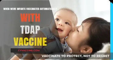 When Did Tdap Vaccination Become Routine for Infants?