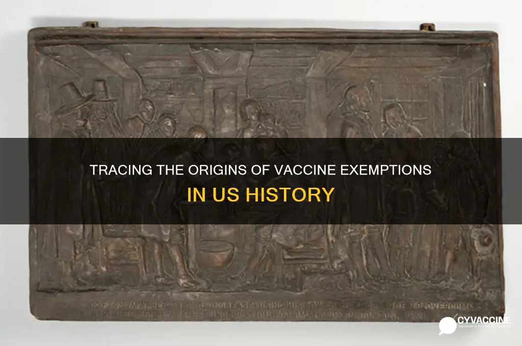 when were vaccines exemptions introduced in the us