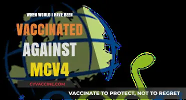Understanding MCV4 Vaccination Timeline: When Were You Likely Immunized?