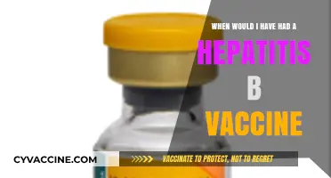 When Did You Get Your Hepatitis B Vaccine?