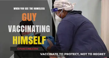 Homeless Man Vaccinating Himself: A Story of Resilience and Hope