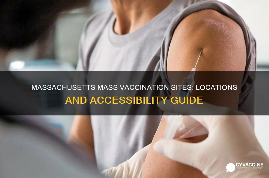where are the mass vaccination sites in massachusetts