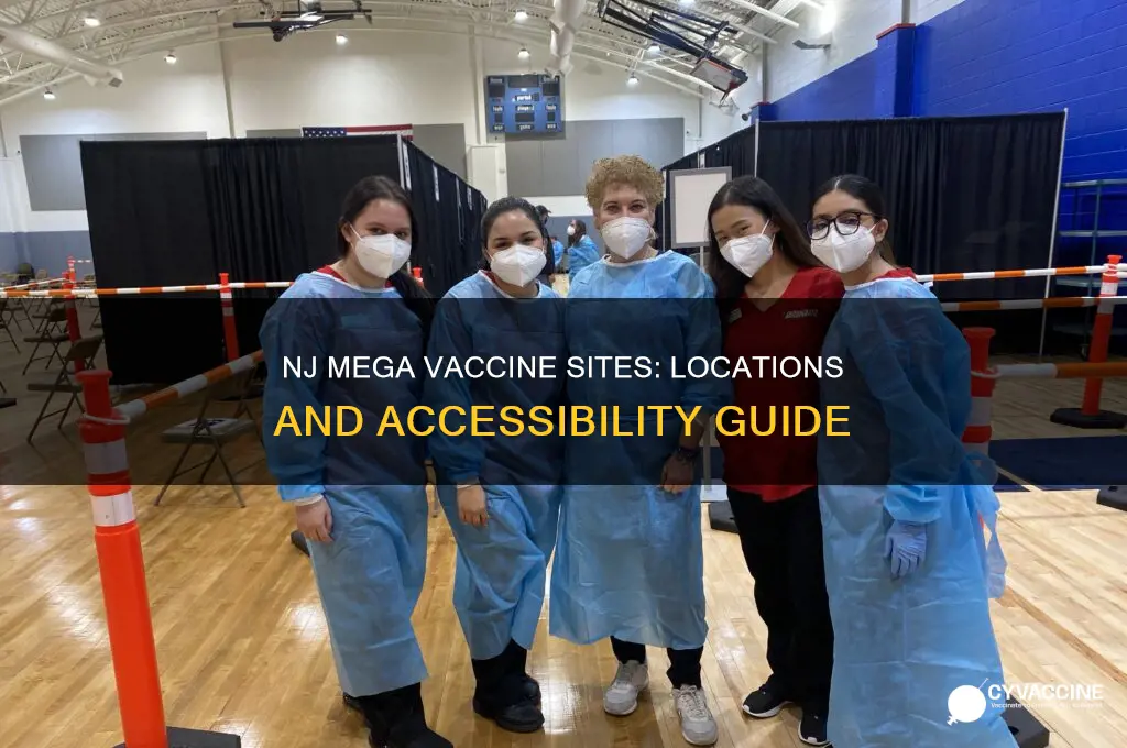 where are the mega vaccine sites in nj