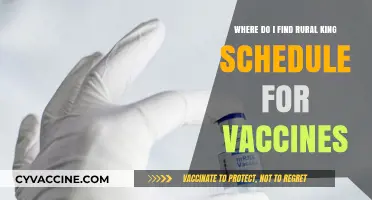 Rural King Vaccine Schedule: Where and How to Find It