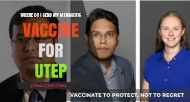UTEP Meningitis Vaccine Submission: Where and How to Send Yours