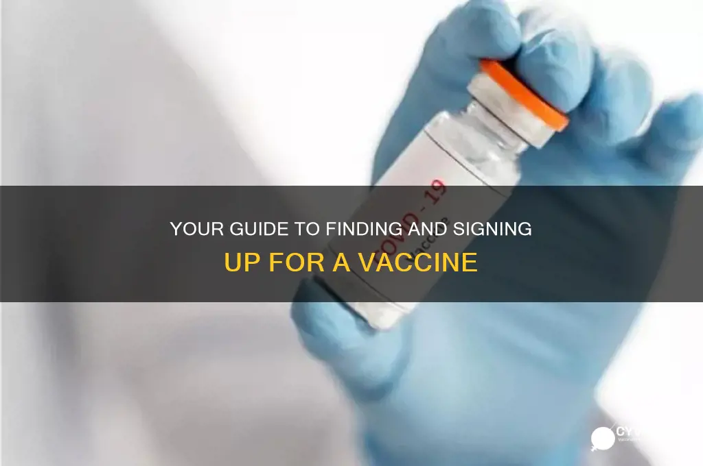 where do i sign up for a vaccine