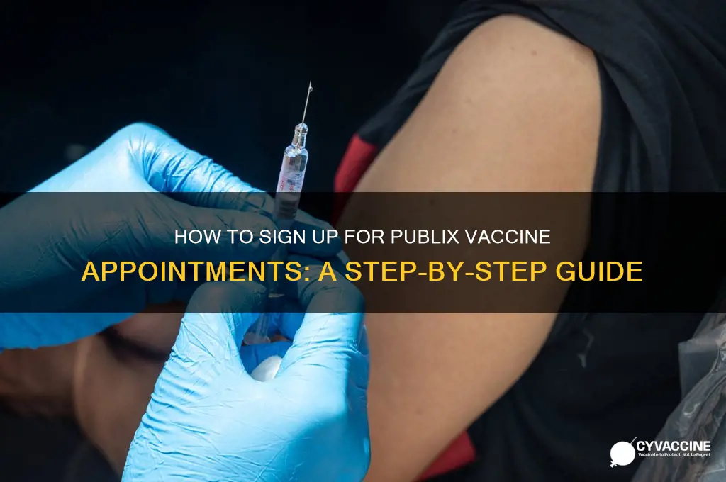 where do i sign up for publix vaccine