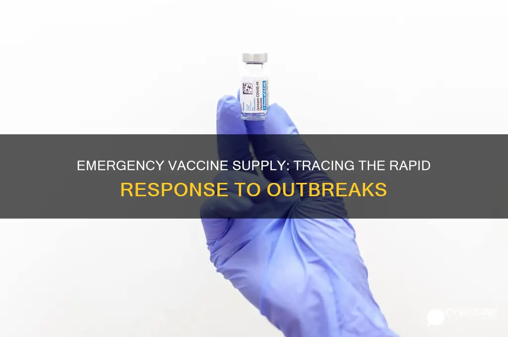 where do our vaccines come from during an emergency outbreak