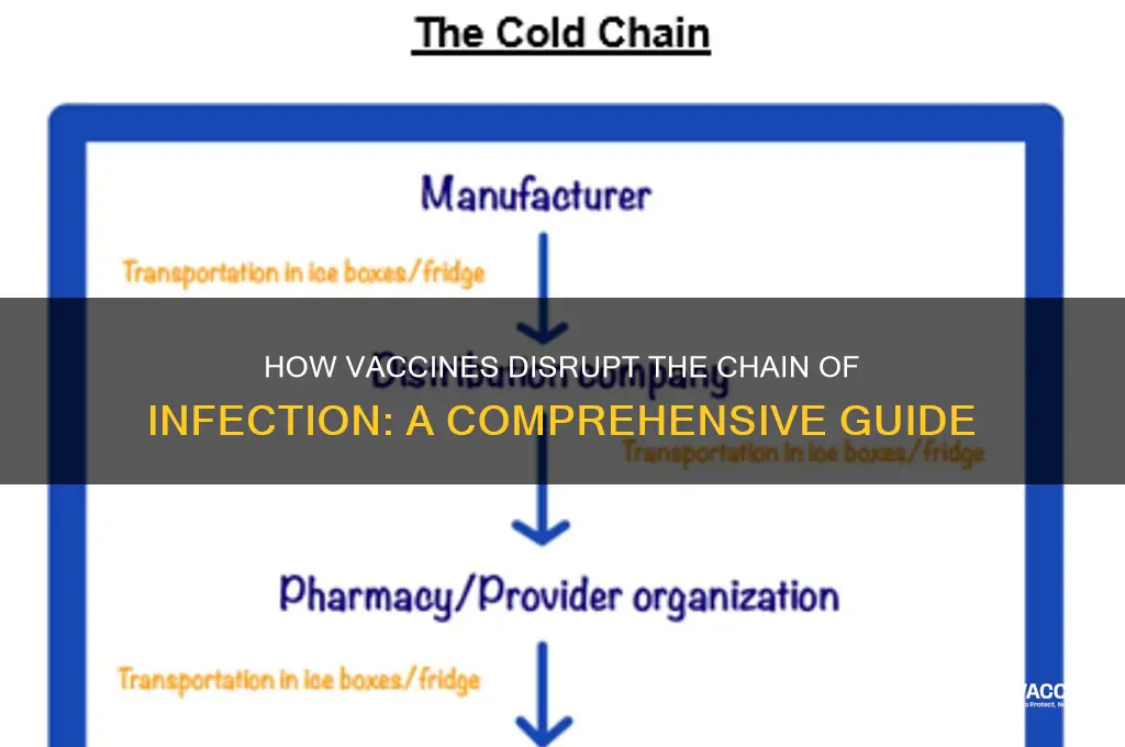where do vaccines break the chain of infection