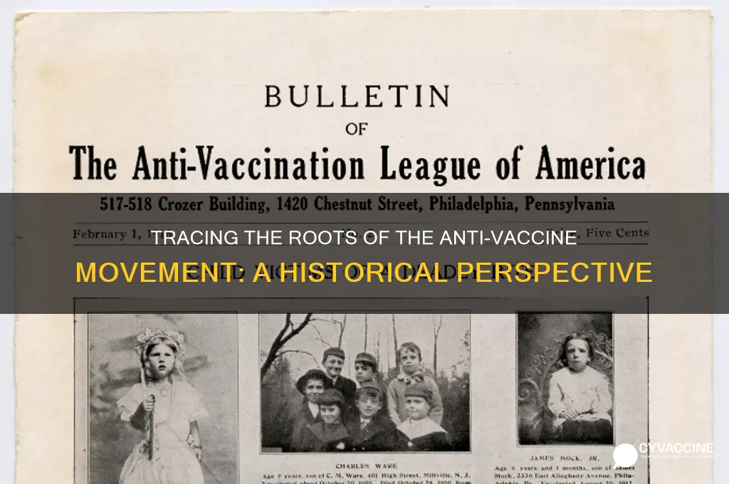 where does the anti-vaccine movement come from