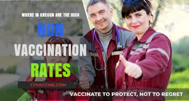 Oregon's Vaccine Hesitancy Hotspots: Counties with High Non-Vaccination Rates
