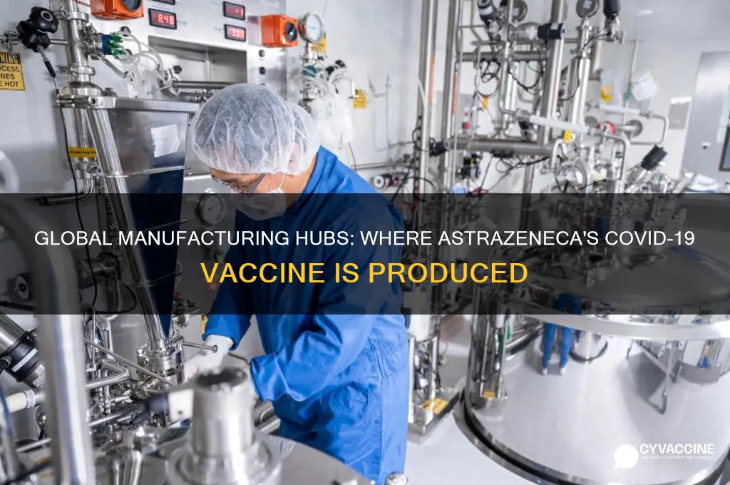 where is astrazeneca vaccine made in the world