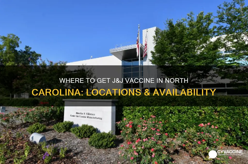 where is j&j vaccine available in nc
